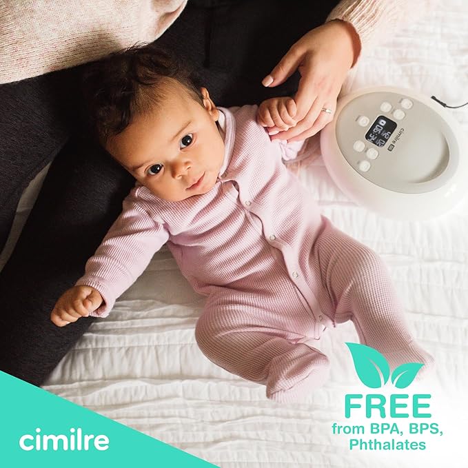 Cimilre Backflow Protectors, Silicone Backflow Protector Membrane Keeps Air, Moisture & Breast Milk from Entering Tubing & Breast Pump Motor (Set of 2)