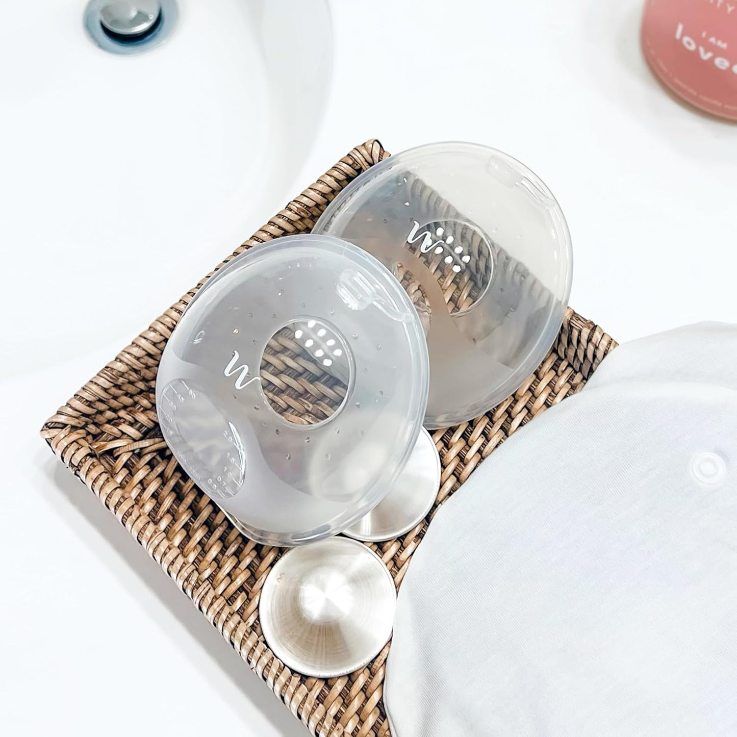 Willow Catch-All Milk Cups, 2 Pack, Wearable Milk Collector for Nursing Moms; Breast Shells for Milk Collection and Protects Sensitive Nipples, Made from BPA-Free and Food-Safe Silicone