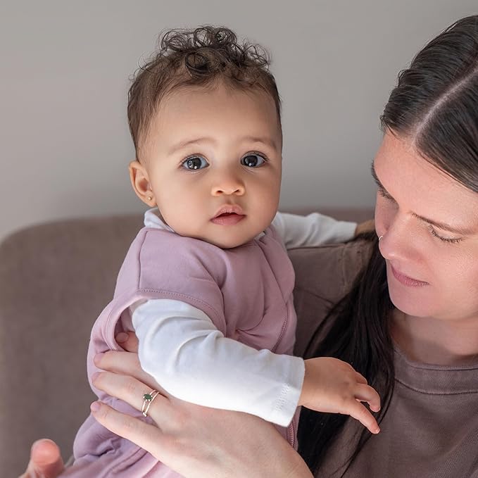 HALO SuperSoft Bamboo Wearable Blanket 1.5 TOG – Buttery Soft, Plush Baby Sleep Sack for Newborns, Infants & Toddlers, Hip-Healthy Design, Machine Washable, 0-6 Months, Small, Mauve