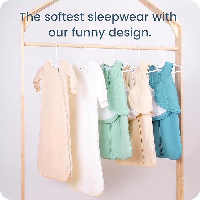 Newborns Swaddle Sleep Sack 0โ3 Months, 1.0 TOG Baby Blanket for Newborns, Soft Sleeping Bag for Infants