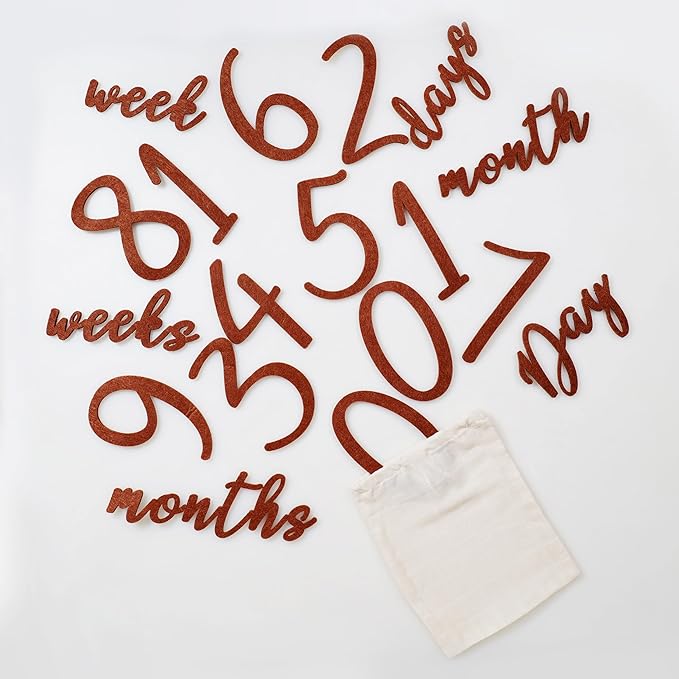 Miaoberry Safari Baby Milestone Blanket, Africa Jungle Theme Monthly Photo Growth Tracker with Giraffe, Lion, Elephant with Hello World Sign