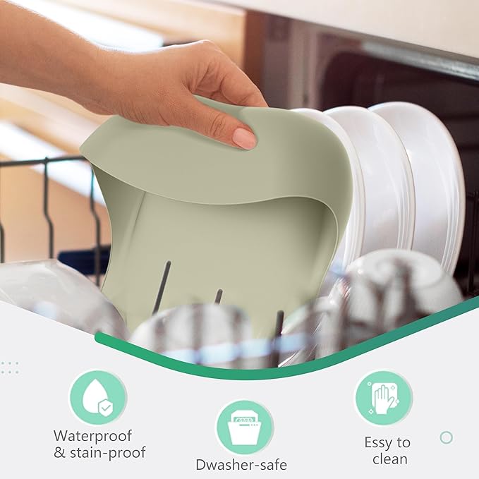 Cuddle Campus Set of 3 Silicone Bibs for Babies & Toddlers,Soft Adjustable Bibs with Pocket Food Catcher for Baby Girl,Boy