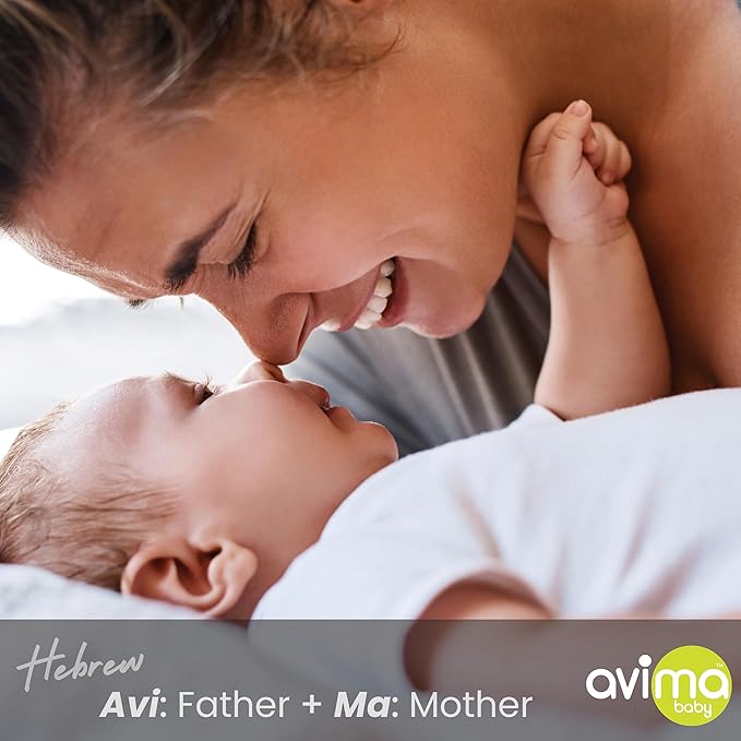 Avima Baby 9 oz Anti Colic Baby Bottles for Breastfed Babies - Medium Flow Nipples, Wide Neck Bottle, BPA Free - 3-6 Months, Stage 2 (Set of 3) Blue Baby Bottle - Elephants