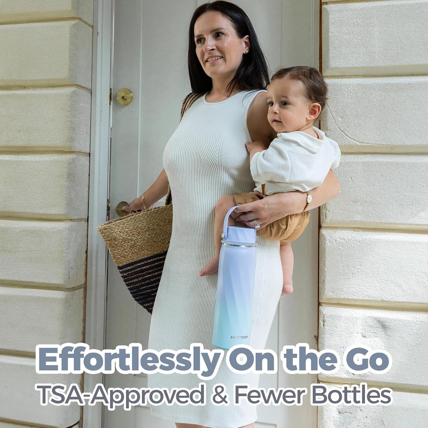 HEYTRIP Vacuum Insulated Breastmilk Cooler Bottle, 20oz Stainless Steel Portable Breastmilk Chiller, Reusable Storage Container Keeps Milk Fresh for 36+ Hours, TSA Approved, Violet Aurora