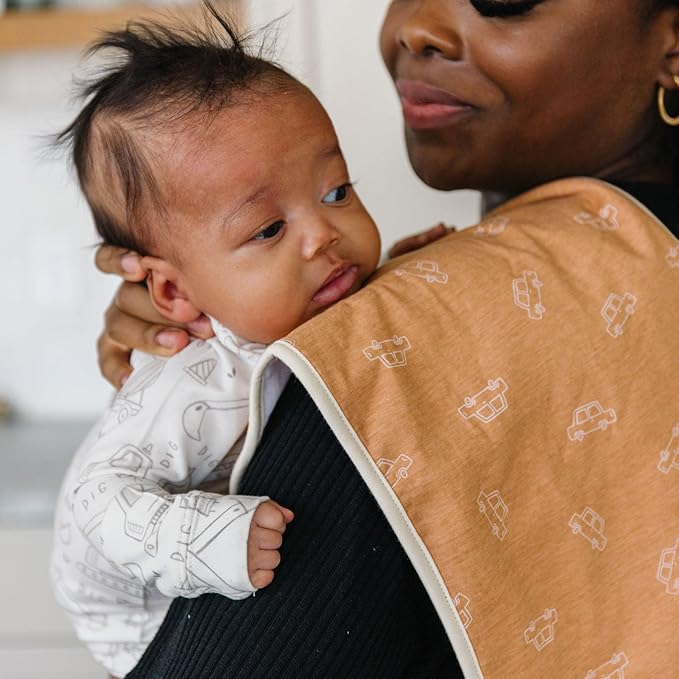 Copper Pearl Baby Burp Cloth Large 21''x10'' Size Premium Absorbent Triple Layer 3-Pack Gift Set Gage