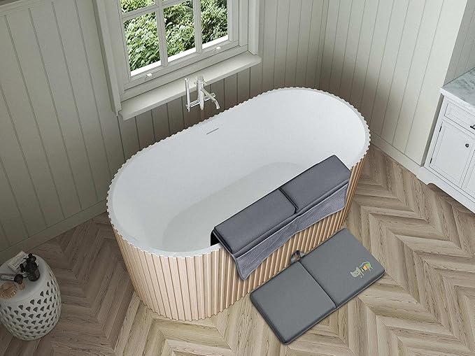 Bath Kneeler and Elbow Rest Pad Bath Kneeler Baby Bath Mat Kneeling Pad Bath Toy Organizer for Tub Kneeling Pad for Bathing Baby Memory Foam