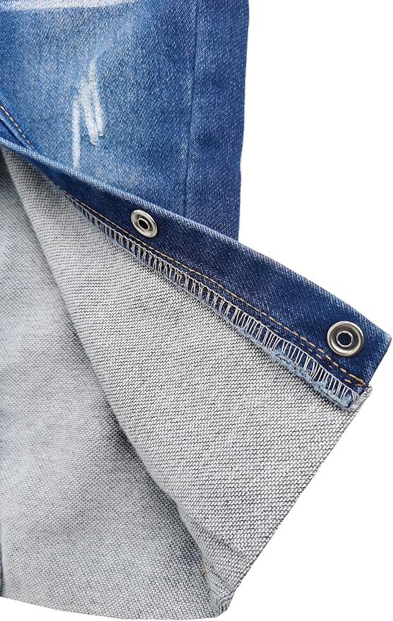 KIDSCOOL SPACE Baby Toddler 2 Buttons Adjustable Straps Fashion Jean Overall