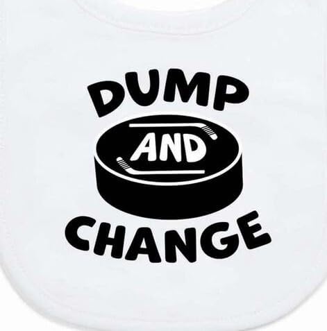 ChalkTalkSPORTS Hockey Baby & Infant Bibs | Soft Microfiber Ice Hockey Baby Bibs