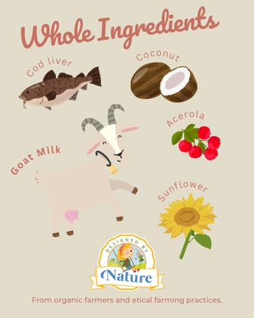 Goat Milk Formula - MADE IN THE USA - Easy to Digest All Life Stages Formula (12 months and above) - Hypoallergenic - Non-GMO, Gluten FREE, Soy FREE, Heavy Metal FREE, Pesticides and Chemical FREE - Gentle on Sensitive Tummies - Natural Whole Ingredients.