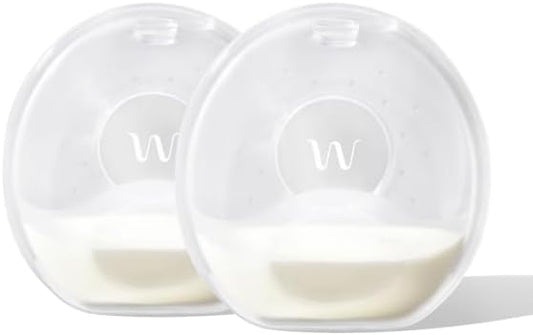 Willow Catch-All Milk Cups, 2 Pack, Wearable Milk Collector for Nursing Moms; Breast Shells for Milk Collection and Protects Sensitive Nipples, Made from BPA-Free and Food-Safe Silicone