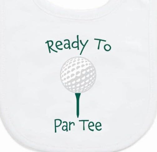 ChalkTalkSPORTS Golf Baby & Infant Bibs | Soft Microfiber Golfing Baby Bibs