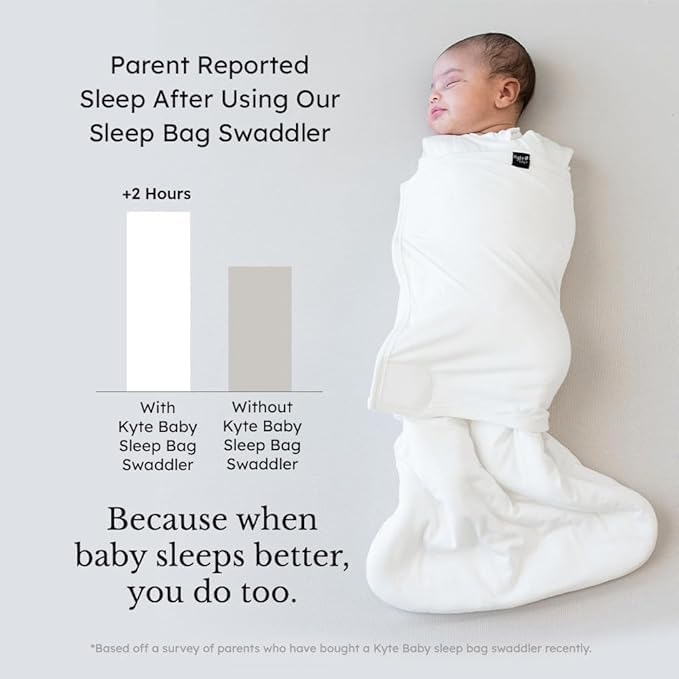 KYTE BABY Unisex Rayon Made from Bamboo Sleep Bag Swaddler for Babies, 1.0 Tog