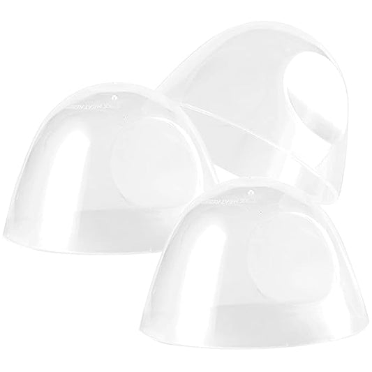 Botabee Baby Bottle Caps for Comotomo Baby Bottles - Pack of 3 Fits 5 Ounce and 8 Ounce Silicone Bottles - Snug Fit Baby Bottle Lid Protects Nipples and Prevent Leaks - Ideal for On-The-Go Feeding