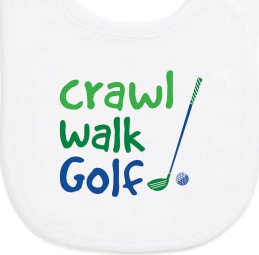 ChalkTalkSPORTS Golf Baby & Infant Bibs | Soft Microfiber Golfing Baby Bibs
