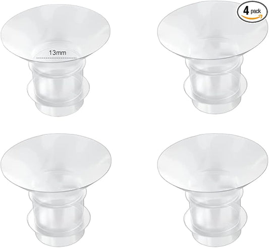 Flange Inserts 13mm for Medela,Spectra 24mm Shields/Flanges,Compatible with Momcozy S12 Pro/S9 Pro/S9/S12 Wearable Breast Pump,Reduce 24mm Nipple Tunnel Down to 13mm,4PCS