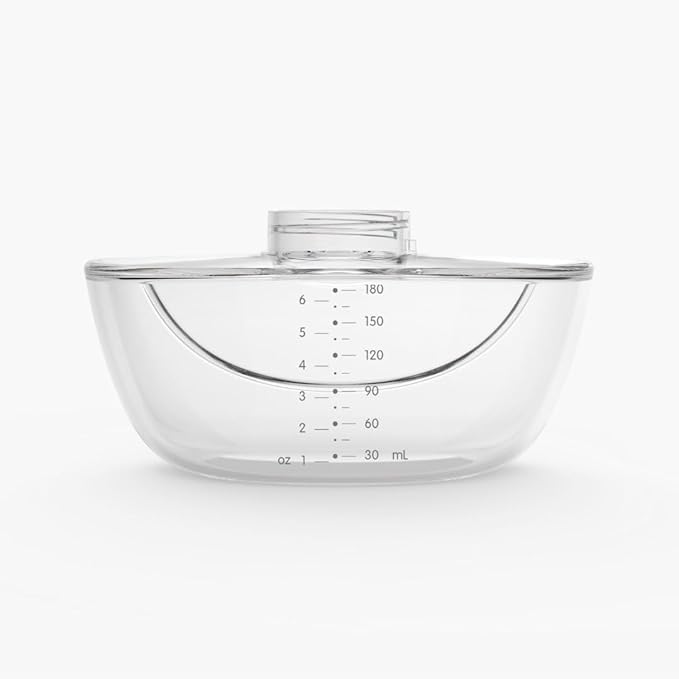 Zomee Collection Bottle Leak Proof - 6 oz - for Updated Zomee Fit Wearable Breast Pump for Breastfeeding Nursing Mothers (Pump Not Included)