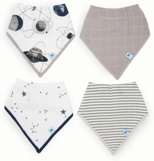 Little Unicorn Cotton Muslin with Fleece Bandana Bib