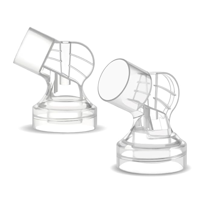 Maymom Connector Compatible with Medela Flanges. Not Original Medela Personalfit Connector. Compatible with Pump in Style Symphony Swing Breastpumps, and Maymom Flanges; 2pc/pk