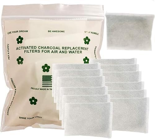 Green Piece® Pack of 12 +1 - Compatible with Diaper Genie - All Natural Baby Diaper Pail Deodorizer - Overstuffed - Activated Charcoal Air Purifier - * Made by Green Piece in the USA *
