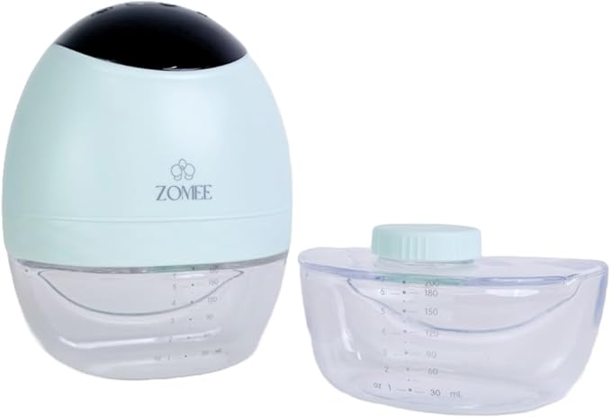 Zomee Collection Bottle Leak Proof - 7 oz - for Zomee Fit Wearable Breast Pump for Breastfeeding and Nursing Mothers Milk Bottle Storage Container (Pump Not Included)