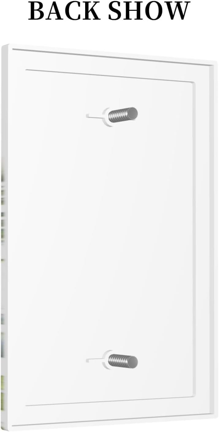 Green Eucalyptus Leaf Plant Herbs Springnature Light Switch Cover Plate 1 Gang No Device Blank Electrical Wall Plates Faceplate Decorative Switch Plate for Bed Room Living Room Decor