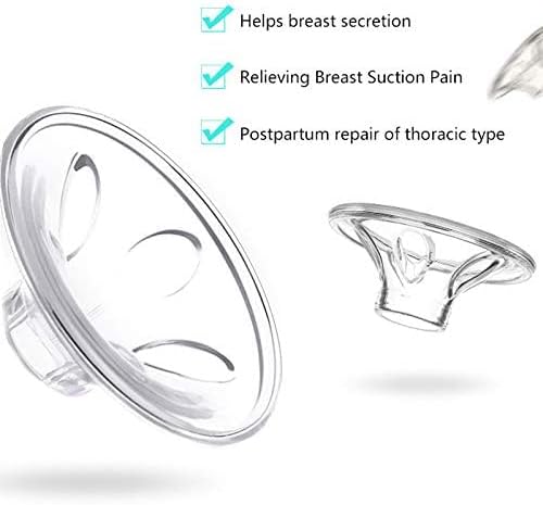 JADE KIT Manual Breast Pump - Adjustable Suction Silicone Hand Pump Breastfeeding, Small Portable Manual Breast Milk Catcher Baby Feeding Pumps & Accessories, Purple, Mother’s Day Gifts