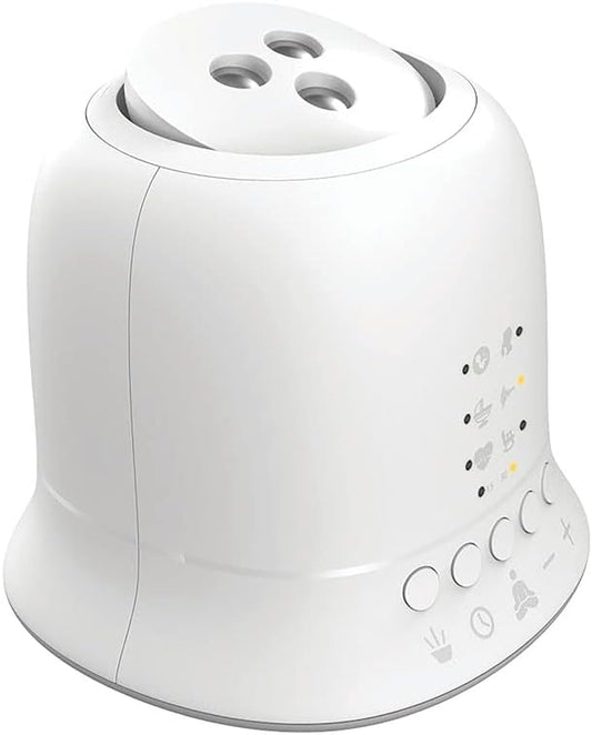 Homedics Sound Machine and Projector with 6 Soothing Sleep Sounds for Your Baby and Kids and Tilt Projector with 9 Images to Help Your Kids Fall Asleep