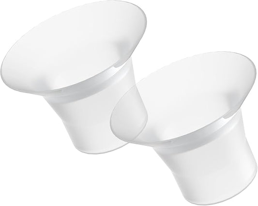 Paruu P10 Flange Insert 21mm, Original Breast Pump Parts, Wearable Breast Pump Replacement Accessories, 2 Pack