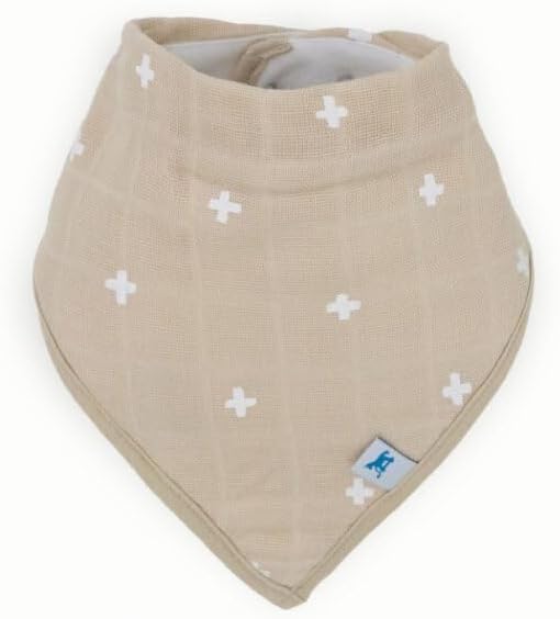 Little Unicorn Cotton Muslin with Fleece Bandana Bib
