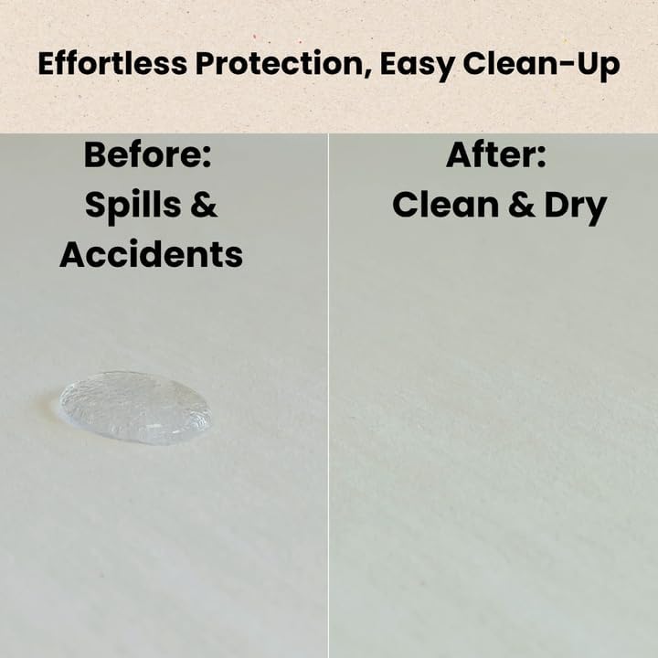 Organic Cotton Crib Mattress Protector - Water Resistant Fitted Sheet Liner Pad, Skin Friendly, Chemical-Free Pure Cotton [GOTS-Certified] for Bassinet (30"x15") - Made in USA