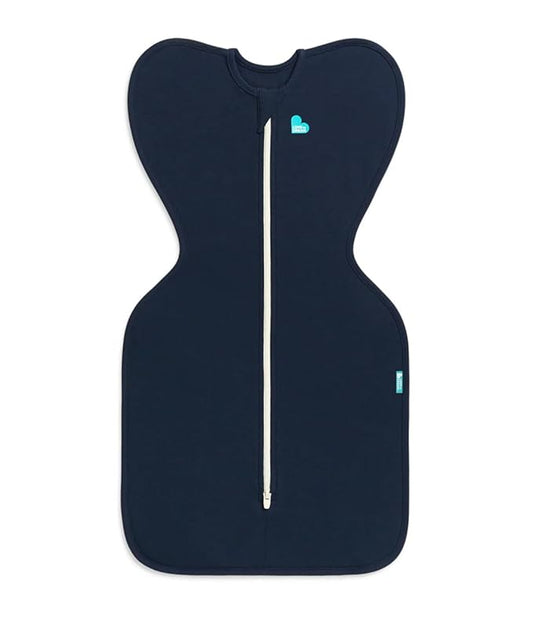 Love to Dream Swaddle UP, Baby Sleep Sack, Self-Soothing Swaddles for Newborns, Get Longer Sleep, Snug Fit Helps Calm Startle Reflex, New Born Essentials for Baby, 1.0 TOG, 13-19 lbs, Navy