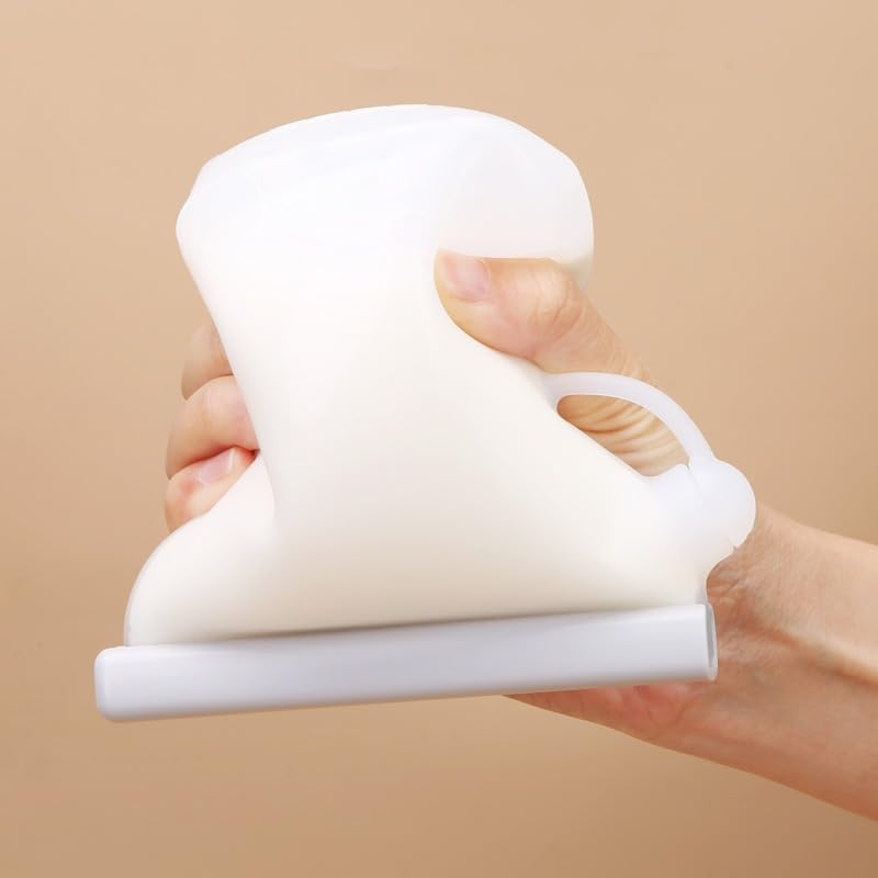 Kids Heroes Reusable Breastmilk Storage Bags, BPA-Free Food-Grade Silicone, Double Seal, Transparent, 8oz/240ml, Set of 5