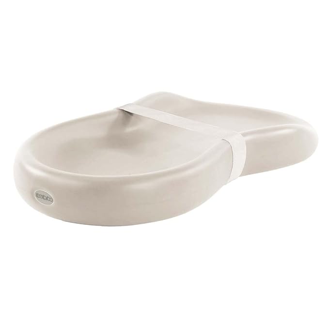 Keekaroo Peanut Changer Baby Vanilla– The Original Made in USA Easy-to-Clean Changing pad and The only Shell Over Foam, Fully Water Repellant