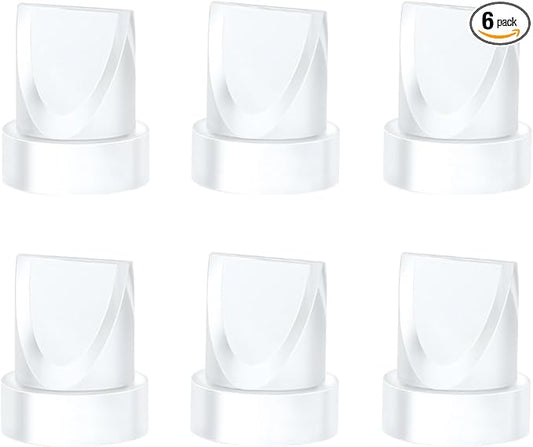 6PCS Duckbill Valves Compatible with Momcozy M5/M6 Wearable Breast Pump, Replacement Pump Parts Accessories Compatible for V2 Pro/V1 Pro Hands Free Breast Pump Parts, Not Original Mom Cozy Accessories