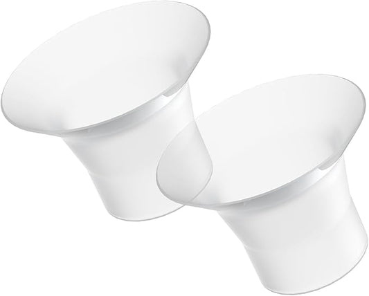 Paruu P10 Flange Insert 24mm, Original Breast Pump Parts, Wearable Breast Pump Replacement Accessories, 2 Pack