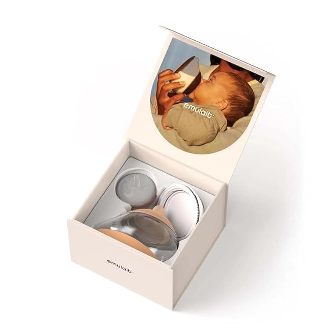 Emulait Anatomy Bottle Breast Shaped Baby Bottle - Light - Shape 1-Responsive Flow Valve