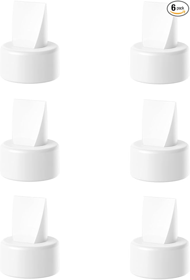 6pcs Duckbill Valves for Spectra S1 Spectra S2 Spectra 9 Plus,Motif Luna, Replacement Duckbill Valves for Spectra Breast Pump, Duckbill Valve Replace for Spectra Duckbill Valves