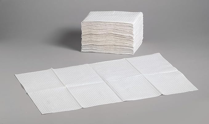 Foundations 2-Ply Disposable Waterproof Baby Changing Station Liner Refills for Commercial Restrooms, Doctor's Offices, Care Centers, 500 Pack, 036-LCR