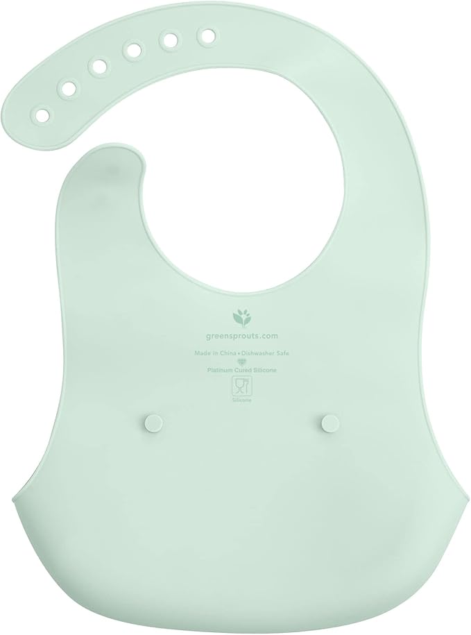 Green Sprouts Unisex Baby Silicone Scoop Bib