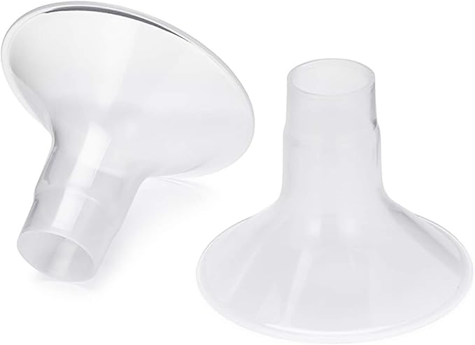 Motif Medical Duo Breast Pump Flange – Comfortable Breast Pump Flanges for Better Milk Flow & Pumping Ease - Ideal Breast Pump Flange Insert for Breastfeeding Moms (2 Shields, 32mm)