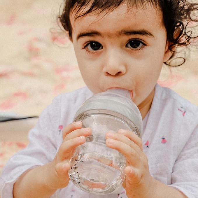 Haakaa Generation 3 Glass Baby Bottle 6 oz/160 ml, 1 PK (Peach)