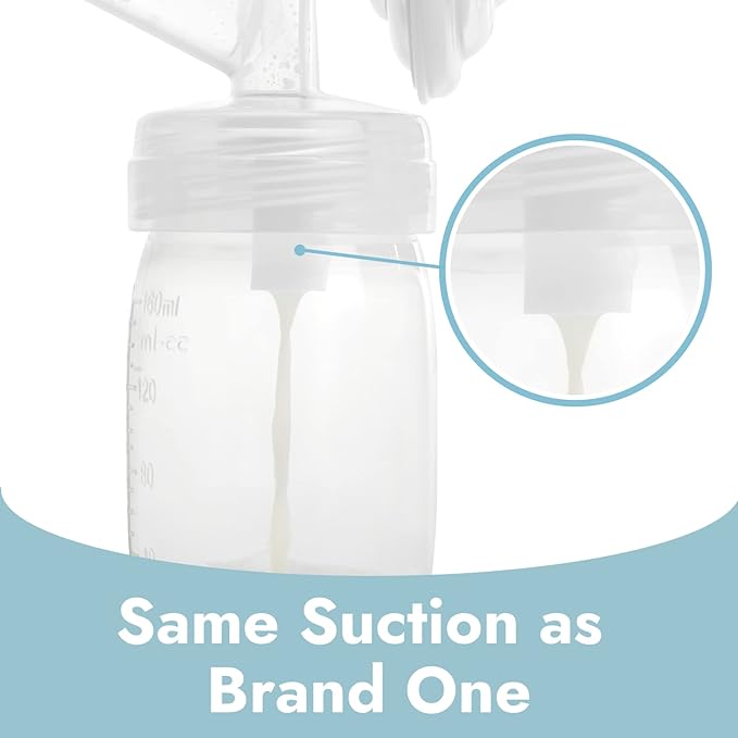 [8-Count] Papablic Duckbill Valves and Silicone Membrane Compatible with Spectra S1, S2 and 9 Plus Breastpumps, Not Original Spectra Pump Parts, BPA/DEHP Free, White