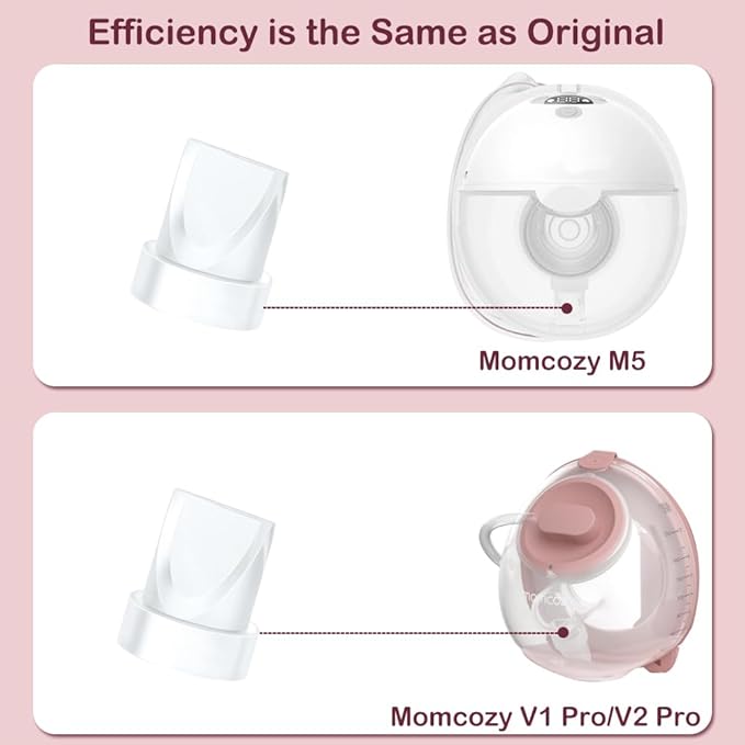 6PCS Duckbill Valves Compatible with Momcozy M5/M6 Wearable Breast Pump, Replacement Pump Parts Accessories Compatible for V2 Pro/V1 Pro Hands Free Breast Pump Parts, Not Original Mom Cozy Accessories