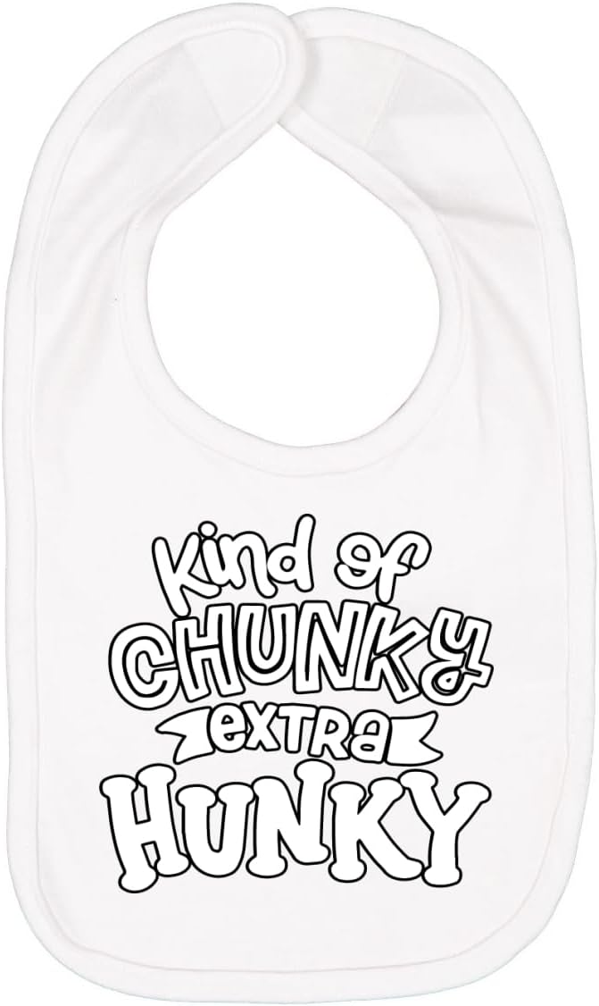 Wild Bobby Kind of Chunky Extra Hunky Humor Infant Premium Jersey Baby Bib