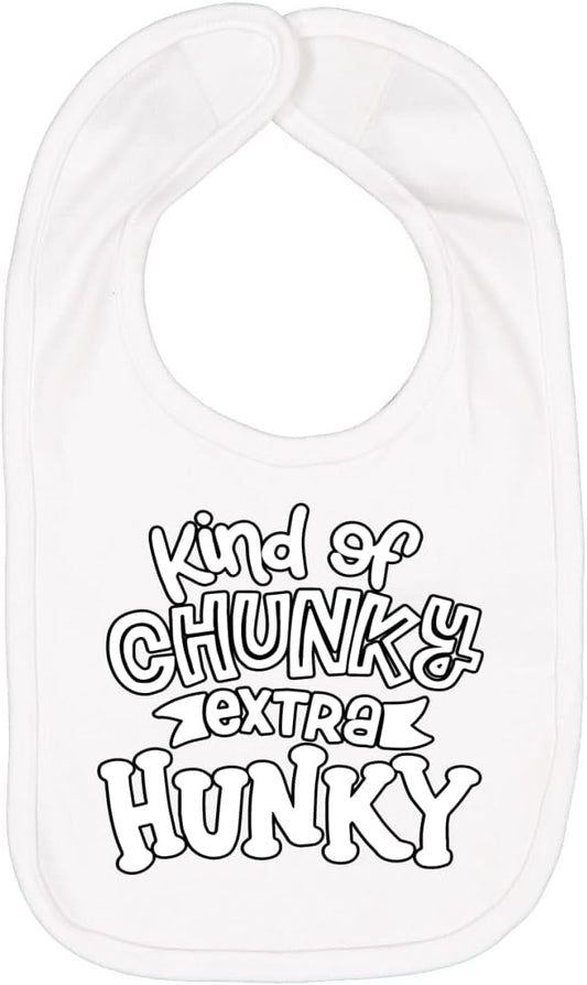 Wild Bobby Kind of Chunky Extra Hunky Humor Infant Premium Jersey Baby Bib