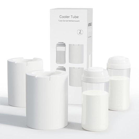 Cooling Gel Tube for Breast Milk – 24 Hour Cold Retention, Compatible with Ceres Chill Breastmilk Cooler & Storage Bottle, 2 PCS
