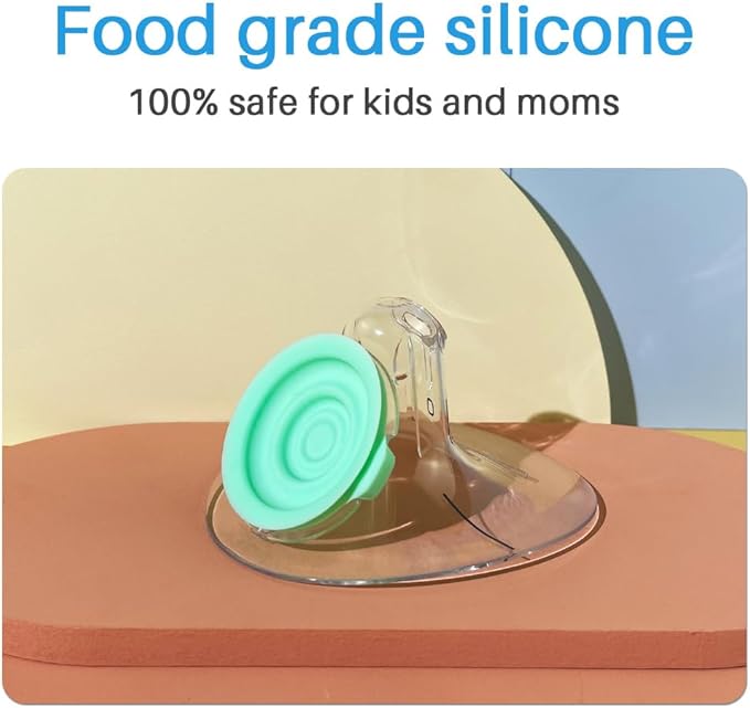 TB Tbuymax 8pc Duckbill Valves 4pc Pump Seals Diaphragm Compatible with Wearable Elvie Breast Pump and Pump Parts Replacement Membrane Parts