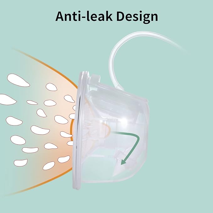 Breast Pump Milk Collection Cup - Compatible with Spectra S1/S2/S9, Not Original Accessories, Replace Breast Pump Kits, 24mm Flange Milk Collector Cup Tubing Parts