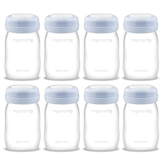 Maymom Wide Neck Breastmilk Collection n Storage Bottle 5.4 oz; Re-markable SureSeal Disc. Fits Spectra S2 Spectra S1 Spectra 9 Plus.