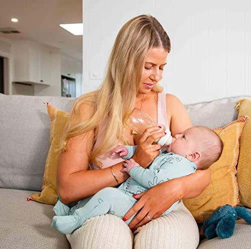 Minbie 6 Months + Breastfeeding Baby Bottle - Anti Colic & Reflux, BPA Free PPSU